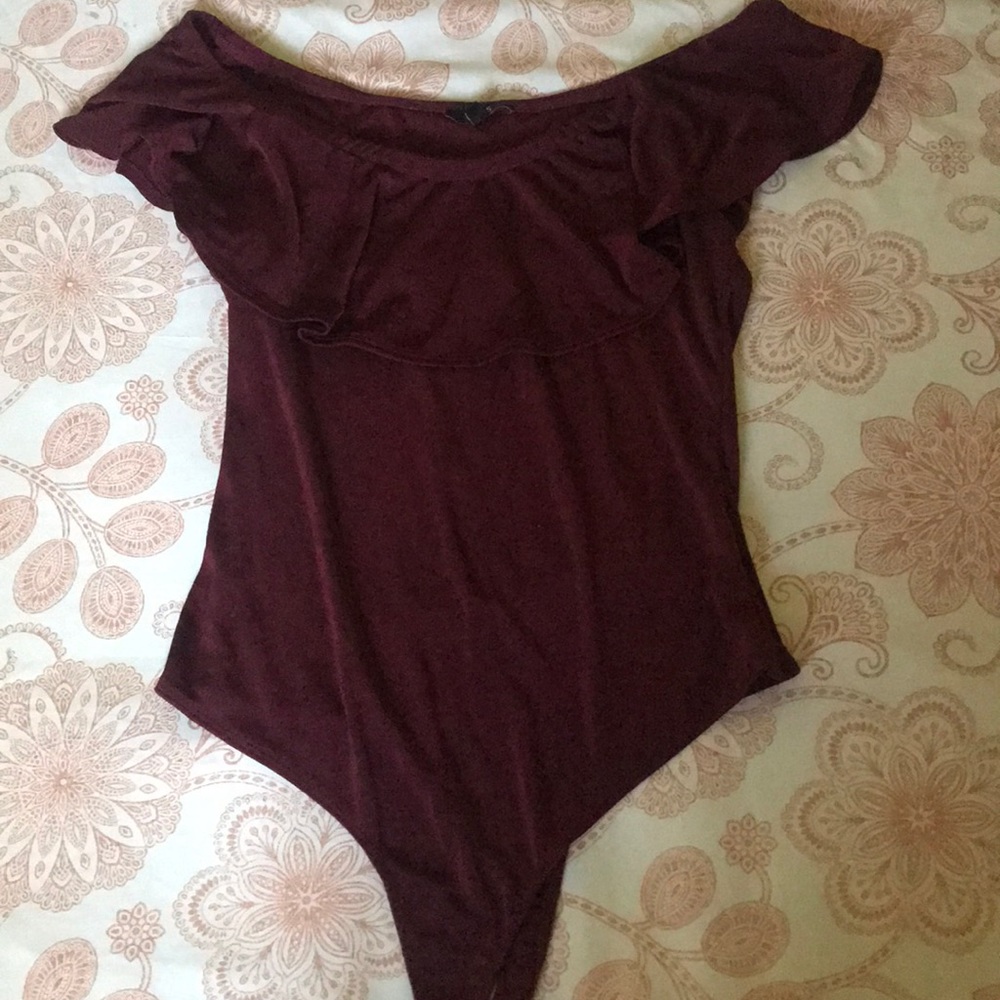 Off the shoulder bodysuit